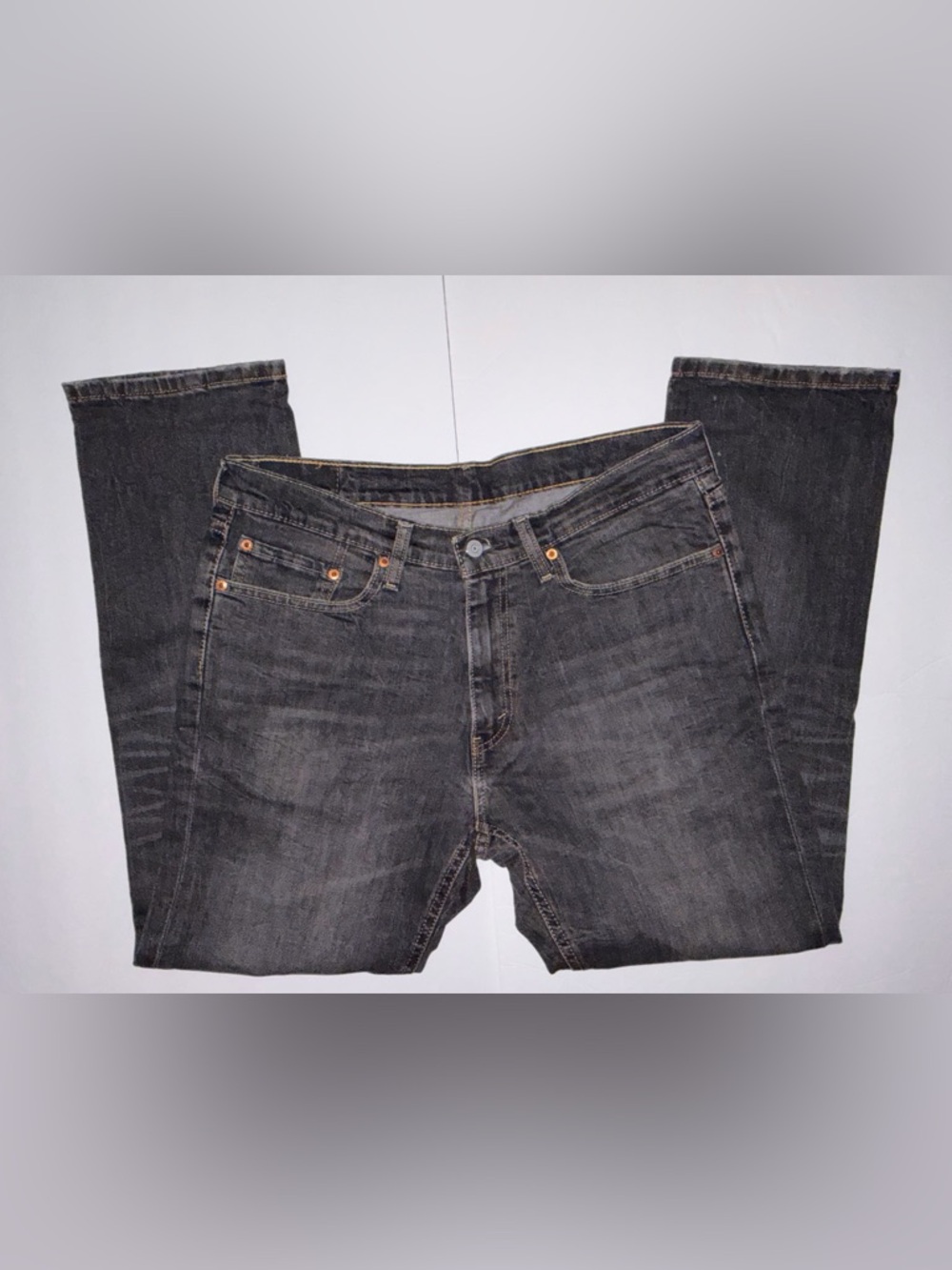 Levi's 541 Men's Black Wash Straight‎ Jeans